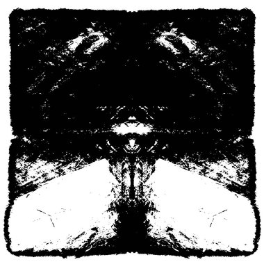 Bir duvarın siyah beyaz grunge dokusu 