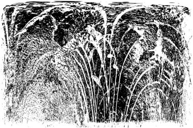 Bir duvarın siyah beyaz grunge dokusu 