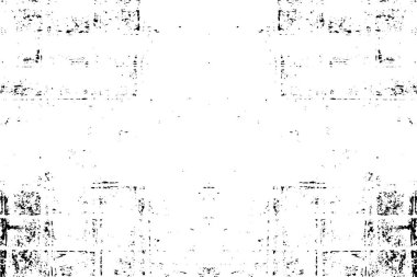 Bir duvarın siyah beyaz grunge dokusu 