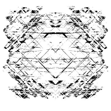 Bir duvarın siyah beyaz grunge dokusu 