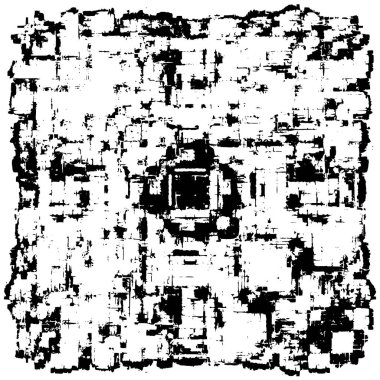 Bir duvarın siyah beyaz grunge dokusu 