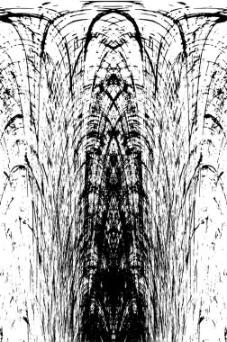 Bir duvarın siyah beyaz grunge dokusu 