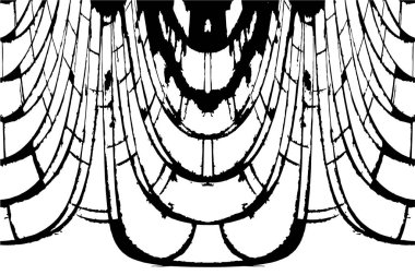 Simetrik desenli eski grunge arkaplanı