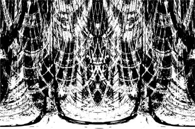 Simetrik desenli eski grunge arkaplanı