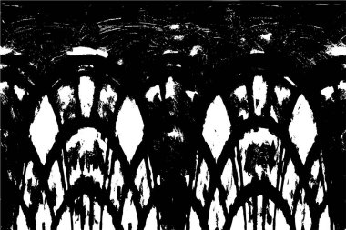 Kusursuz soyut siyah beyaz desen