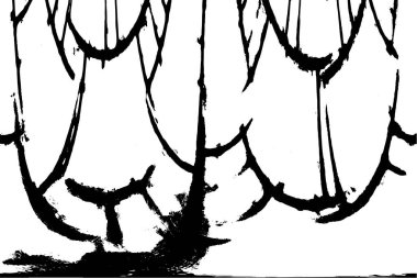 soyut antika desenli retro desenli