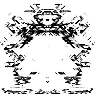 Simetrik desenli eski grunge arkaplanı