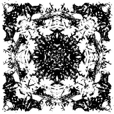 Simetrik desenli eski grunge arkaplanı