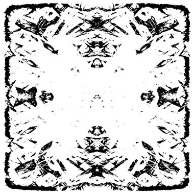 Simetrik desenli eski grunge arkaplanı