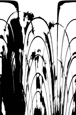 Kusursuz soyut siyah beyaz desen