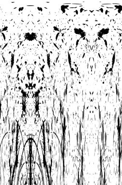 Kusursuz soyut siyah beyaz desen