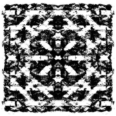 Simetrik desenli eski grunge arkaplanı