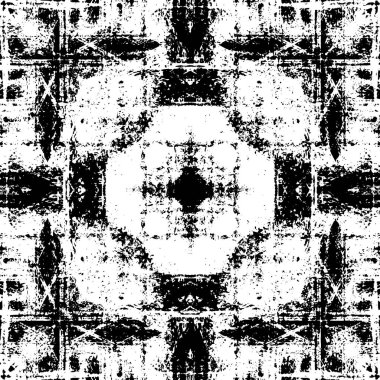 Simetrik desenli eski grunge arkaplanı