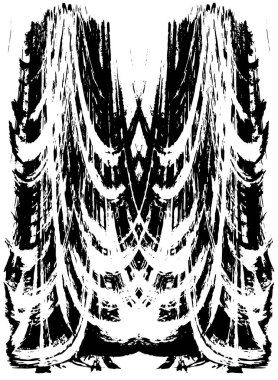 Simetrik desenli eski grunge arkaplanı