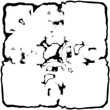 Simetrik desenli eski grunge arkaplanı