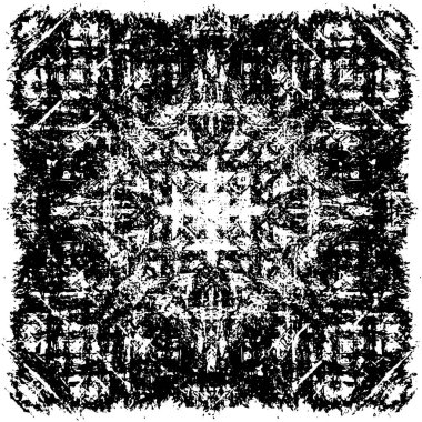 Simetrik desenli eski grunge arkaplanı