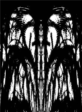 Simetrik desenli eski grunge arkaplanı