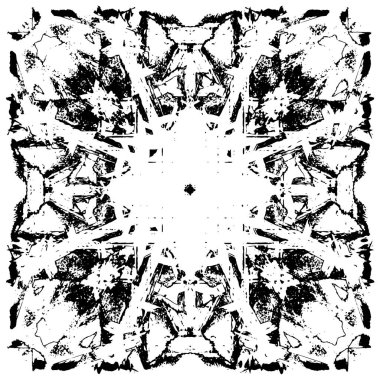 Simetrik desenli eski grunge arkaplanı