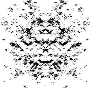 Simetrik desenli eski grunge arkaplanı