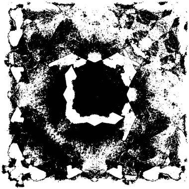 Simetrik desenli eski grunge arkaplanı