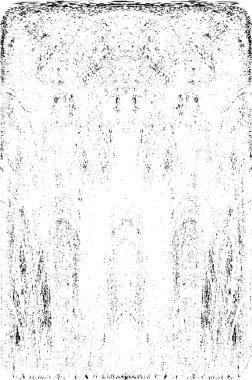 Grunge dikey olarak simetrik siyah beyaz doku. Tek renkli yıpranmış kaplama deseni. 