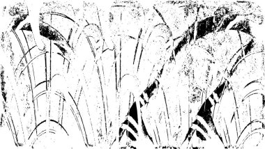 Kusursuz soyut siyah beyaz desen