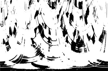 Eski grunge siyah ve beyaz eskimiş doku arka planı        