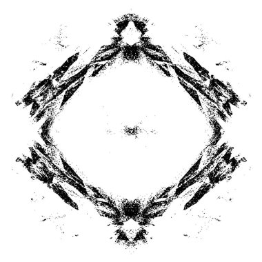 Gelecekçi soyut grunge geometrik modern desen 