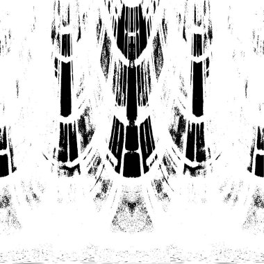 Kusursuz soyut siyah beyaz desen