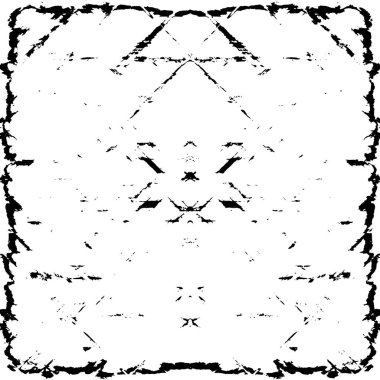 Soyut siyah-beyaz vektör arkaplanı. Tek renkli vintage yüzey           