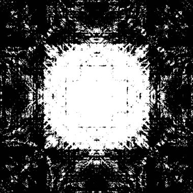 Soyut siyah-beyaz vektör arkaplanı. Tek renkli vintage yüzey           