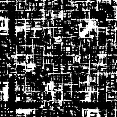 Soyut siyah-beyaz vektör arkaplanı. Tek renkli vintage yüzey           