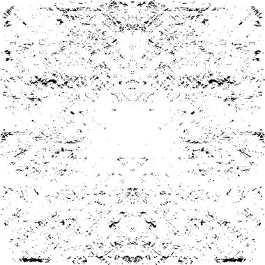 Soyut siyah-beyaz vektör arkaplanı. Tek renkli vintage yüzey           