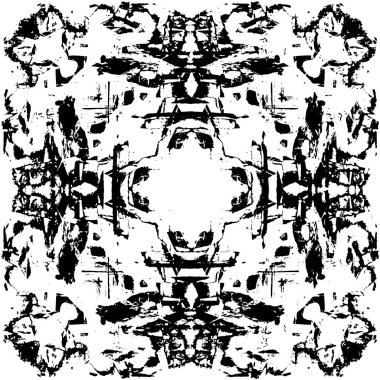 Soyut siyah-beyaz vektör arkaplanı. Tek renkli vintage yüzey           