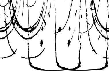 Soyut siyah-beyaz vektör arkaplanı. Tek renkli vintage yüzey           