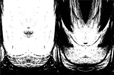 Soyut siyah-beyaz vektör arkaplanı. Tek renkli vintage yüzey           