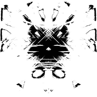 Gelecekçi soyut grunge geometrik modern desen 