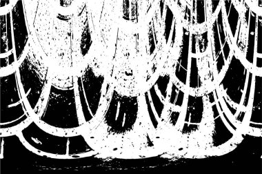 Kusursuz soyut siyah beyaz desen