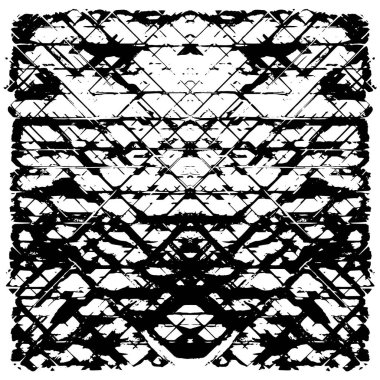 Soyut siyah-beyaz vektör arkaplanı. Tek renkli vintage yüzey           