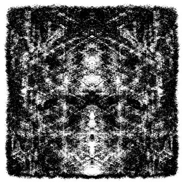 Soyut siyah-beyaz vektör arkaplanı. Tek renkli vintage yüzey           