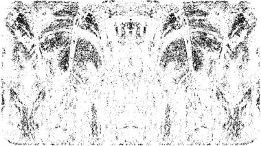 Soyut siyah-beyaz vektör arkaplanı. Tek renkli vintage yüzey           