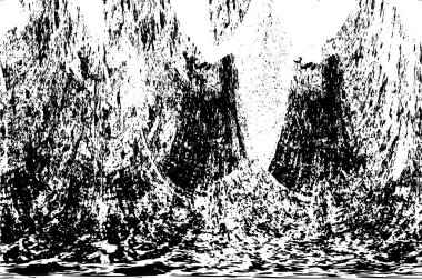 Soyut siyah-beyaz vektör arkaplanı. Tek renkli vintage yüzey           