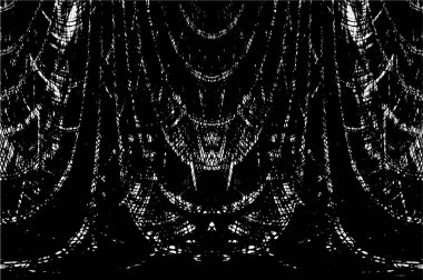 Soyut siyah-beyaz vektör arkaplanı. Tek renkli vintage yüzey           