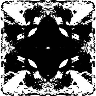 Soyut siyah-beyaz vektör arkaplanı. Tek renkli vintage yüzey           