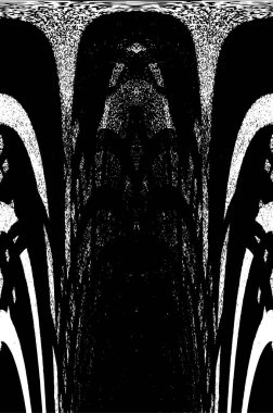 Soyut siyah-beyaz vektör arkaplanı. Tek renkli vintage yüzey           