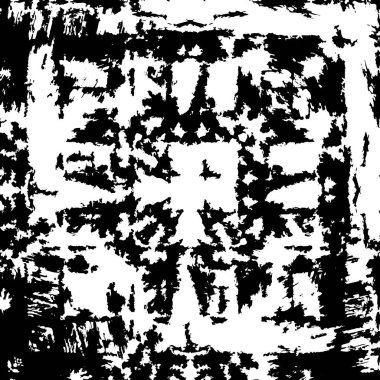 Soyut siyah-beyaz vektör arkaplanı. Tek renkli vintage yüzey           