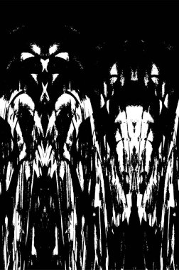 Soyut siyah-beyaz vektör arkaplanı. Tek renkli vintage yüzey           