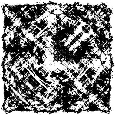 Soyut siyah-beyaz vektör arkaplanı. Tek renkli vintage yüzey           