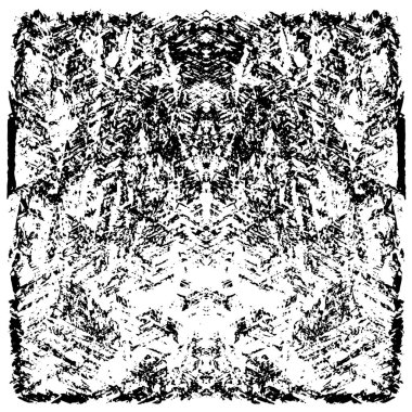 Soyut siyah-beyaz vektör arkaplanı. Tek renkli vintage yüzey           