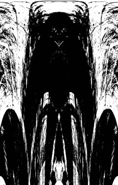 Soyut siyah-beyaz vektör arkaplanı. Tek renkli vintage yüzey           